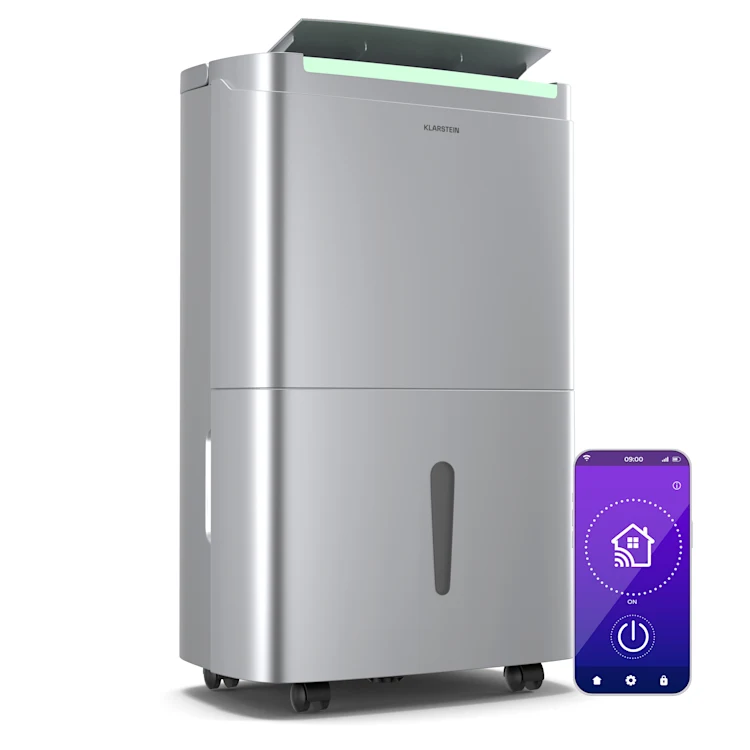 دستگاه رطوبت گیر هوشمند کلارشتاین آلمان 40 لیتری klarstein DryFy Connect - مدل اسمارت با کنترل دیجیتال